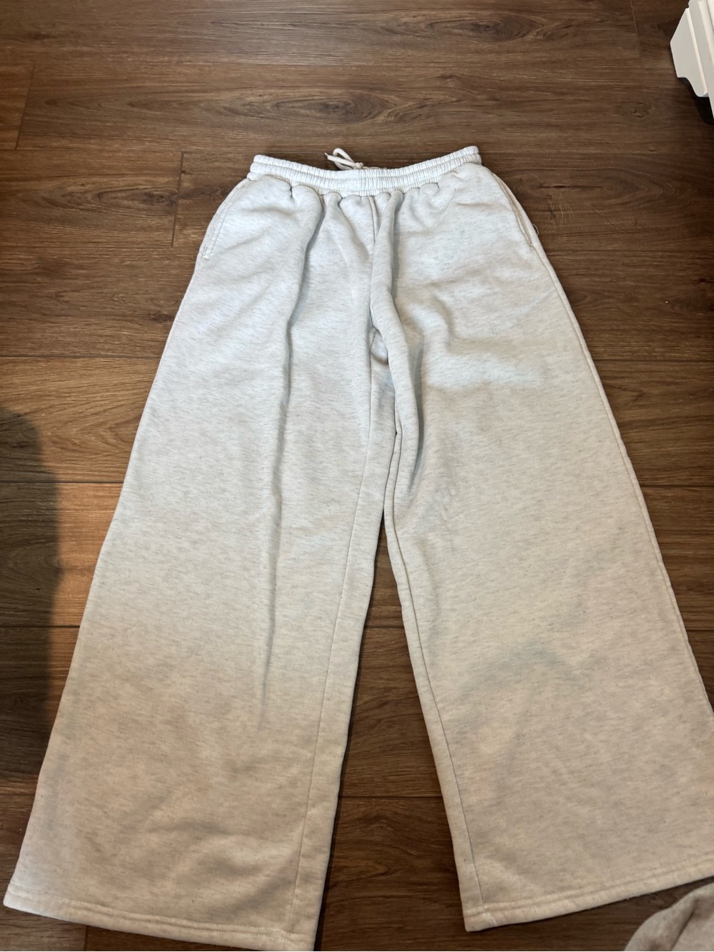 Forever 21 Light Gray Drawstring Sweatpants